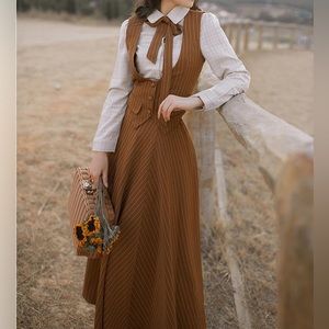 Vintage Inspired Vest and Skirt Set
